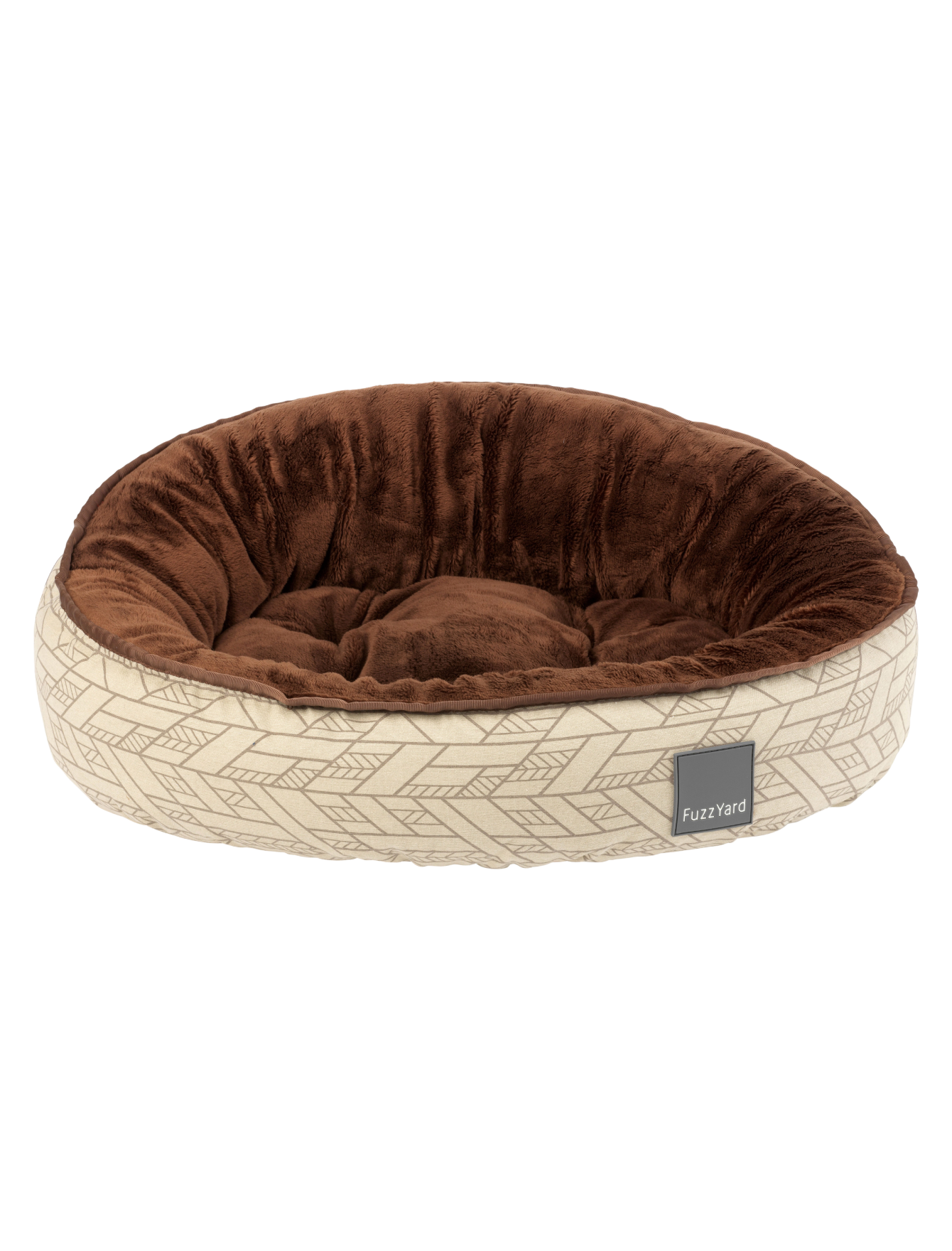 FuzzYard Reversible Pet Bed for Dogs & Cats - Soft Washable Dog Bed & Cat Bed with Non-Slip Bottom, Wilshire Collection (Small/Medium/Large) - Perfect for Living Room, Bedroom & Pet Travel