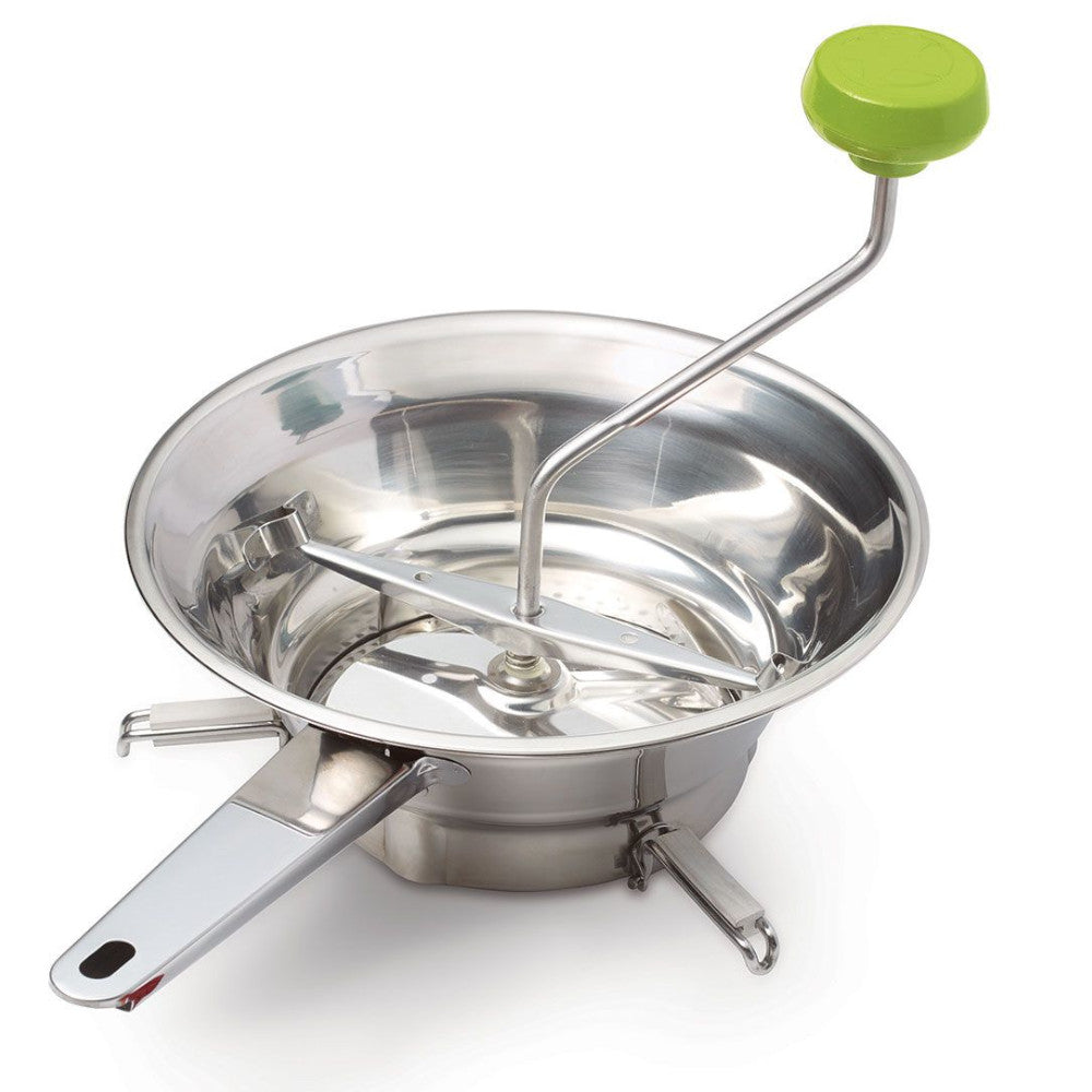 STARFRIT 92921 Rotary Food Mill for Fruits & Vegetables - Perfect for Purees, Soups, Sauces & Baby Food - Stainless Steel Blades & Non-Slip Base - Easy to Clean Kitchen Tool