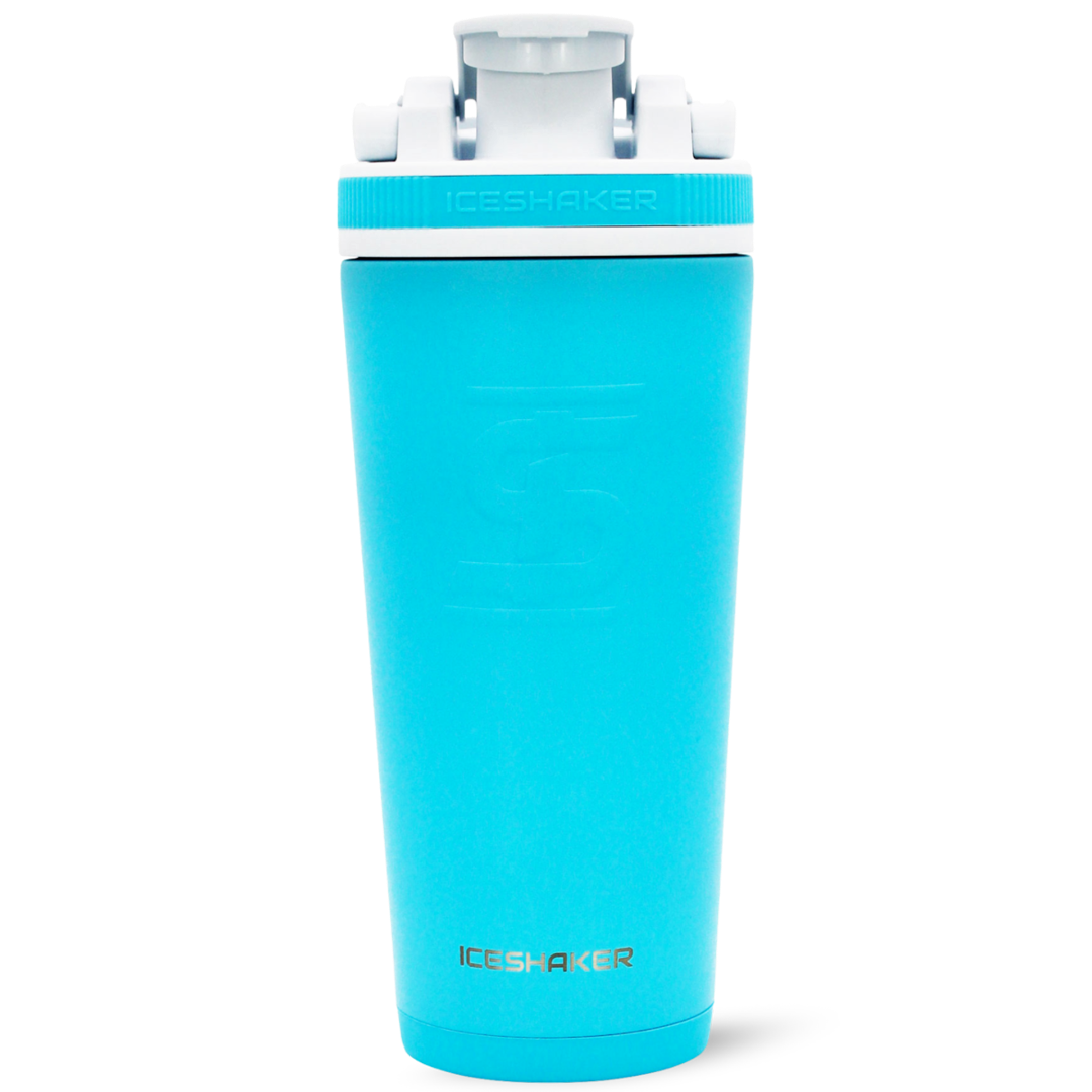 Personalized 26oz Insulated Ice Shaker Bottle for Mom - Caribbean Blue | Perfect for Gym, Workouts & Outdoor Activities | Mother's Day Gift Idea