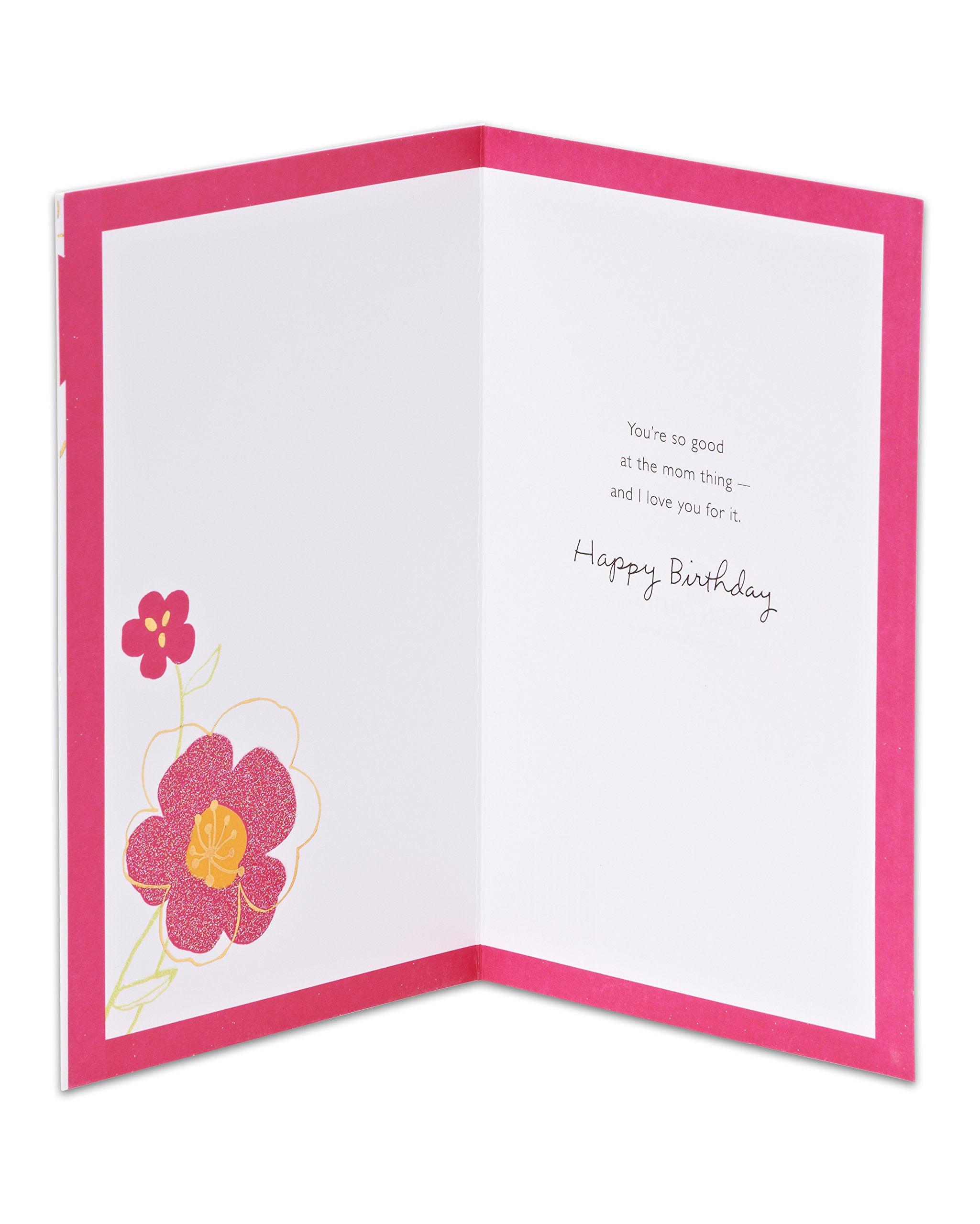 American Greetings Birthday Card for Mom - Floral Design 'You're Amazing' - Perfect for Mother's Day, Birthday Gifts & Special Occasions