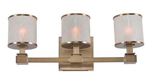 3-Light Bathroom Vanity Light Fixture in Brushed Bronze - Perfect for Modern Bathrooms, Powder Rooms & Spa-Like Retreats