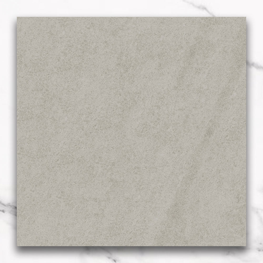 Questi Grey 450x450 Matt Porcelain Tile - Premium Matte Finish Ceramic Floor & Wall Tiles for Bathroom, Kitchen, and Living Room