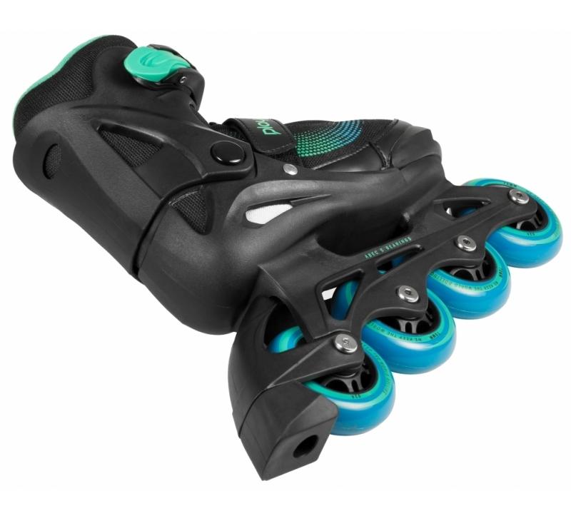 Playlife Joker Blue Sky Adjustable Inline Skates for Adults & Kids - Comfortable & Lightweight Rollerblades for Outdoor Fitness, Street Skating & Recreation
