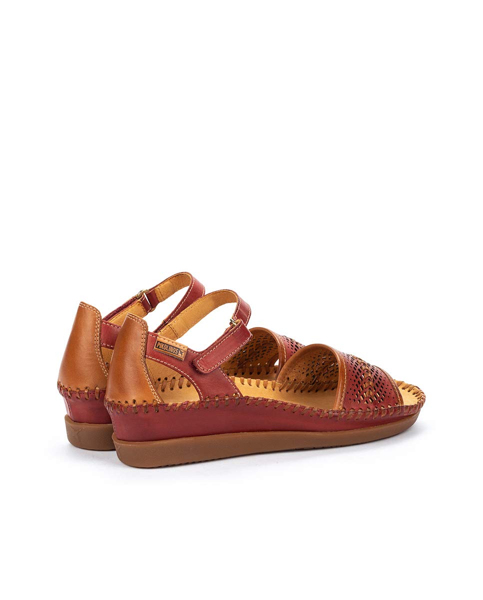 PIKOLINOS Women's Leather Wedge Sandals - Comfortable & Stylish Cadaques Design for Summer, Beach & Casual Outings