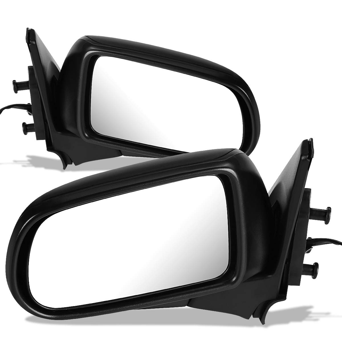 Auto Dynasty MA1320151 MA1321151 Pair OE Style Powered Side View Door Mirrors - Compatible with Mazda Protege 1999-2003 Models | Perfect for Replacement & Enhanced Visibility While Driving