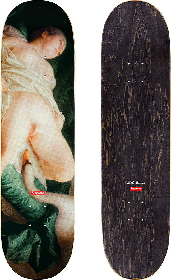 Leda and The Swan Art Skateboard Deck - Vintage Greek Mythology Design for Skateboarding & Wall Decor - Perfect for Collectors, Skaters, and Art Enthusiasts
