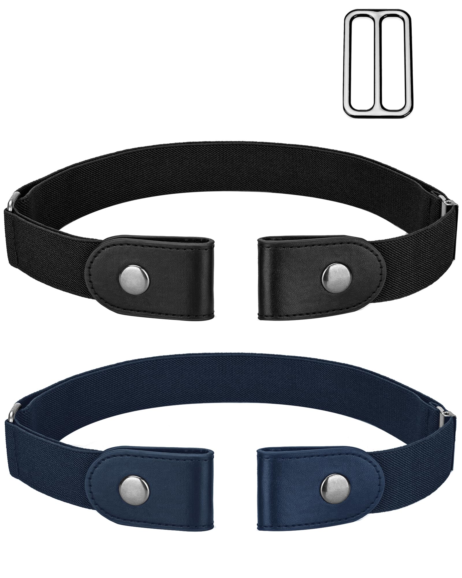 Maikun No Buckle Stretch Belt for Women & Men - Invisible Elastic Waistband for Jeans, Pants & Dresses | Perfect for Casual Wear, Office Outfits & Travel
