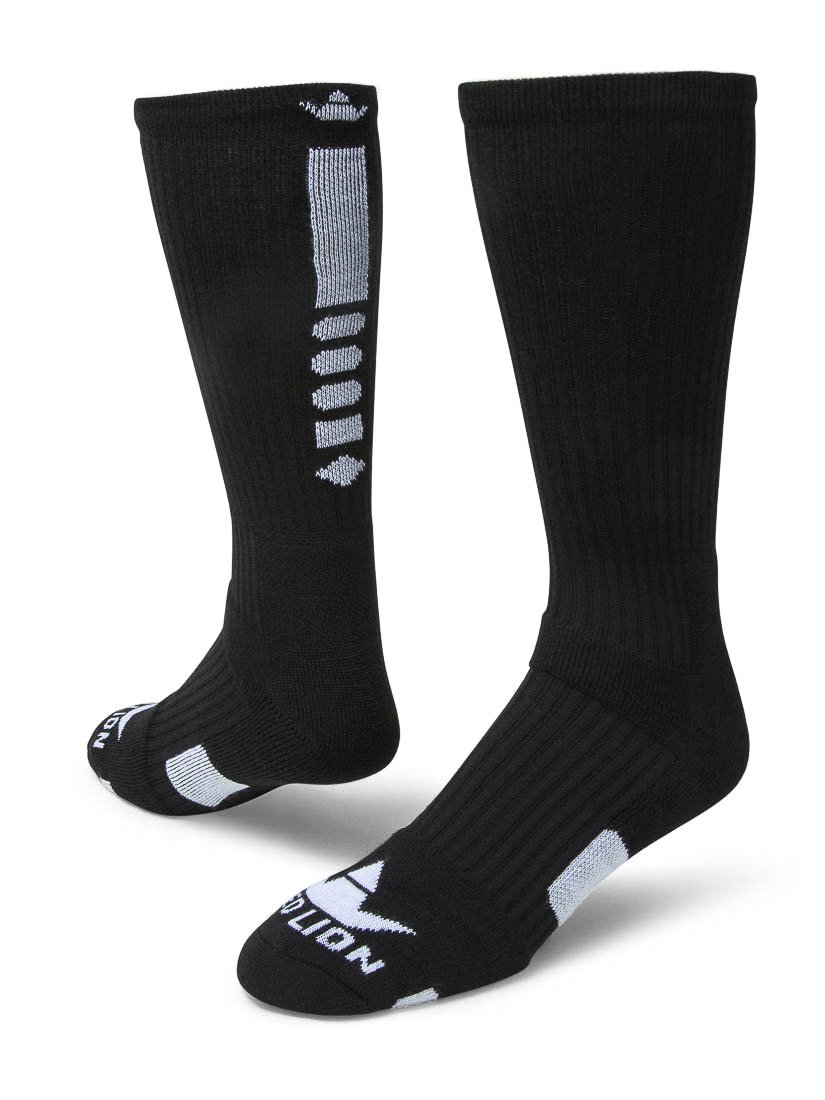 Red Lion Legend 2.0 Crew Socks for Men - Comfortable Athletic Socks for Running, Hiking & Workout - Breathable Cushioned Socks for Sports & Daily Wear