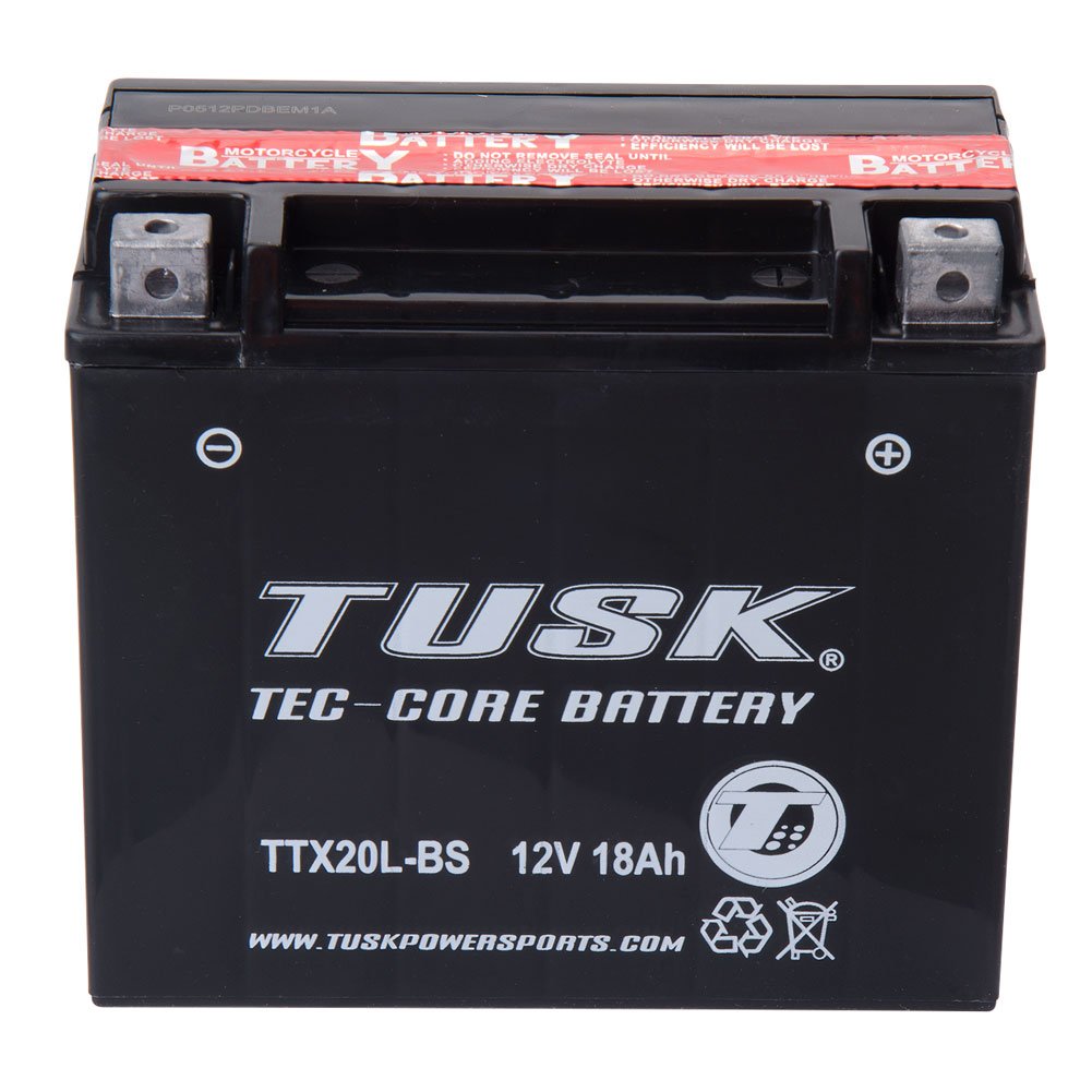 TUSK Tec-Core AGM Battery TTX20LBS - Maintenance-Free, High-Performance for Harley-Davidson® Softail Cross Bones FLSTSB® (2008-2011) - Perfect for Motorcycle Riding, Touring & Long-Distance Travel