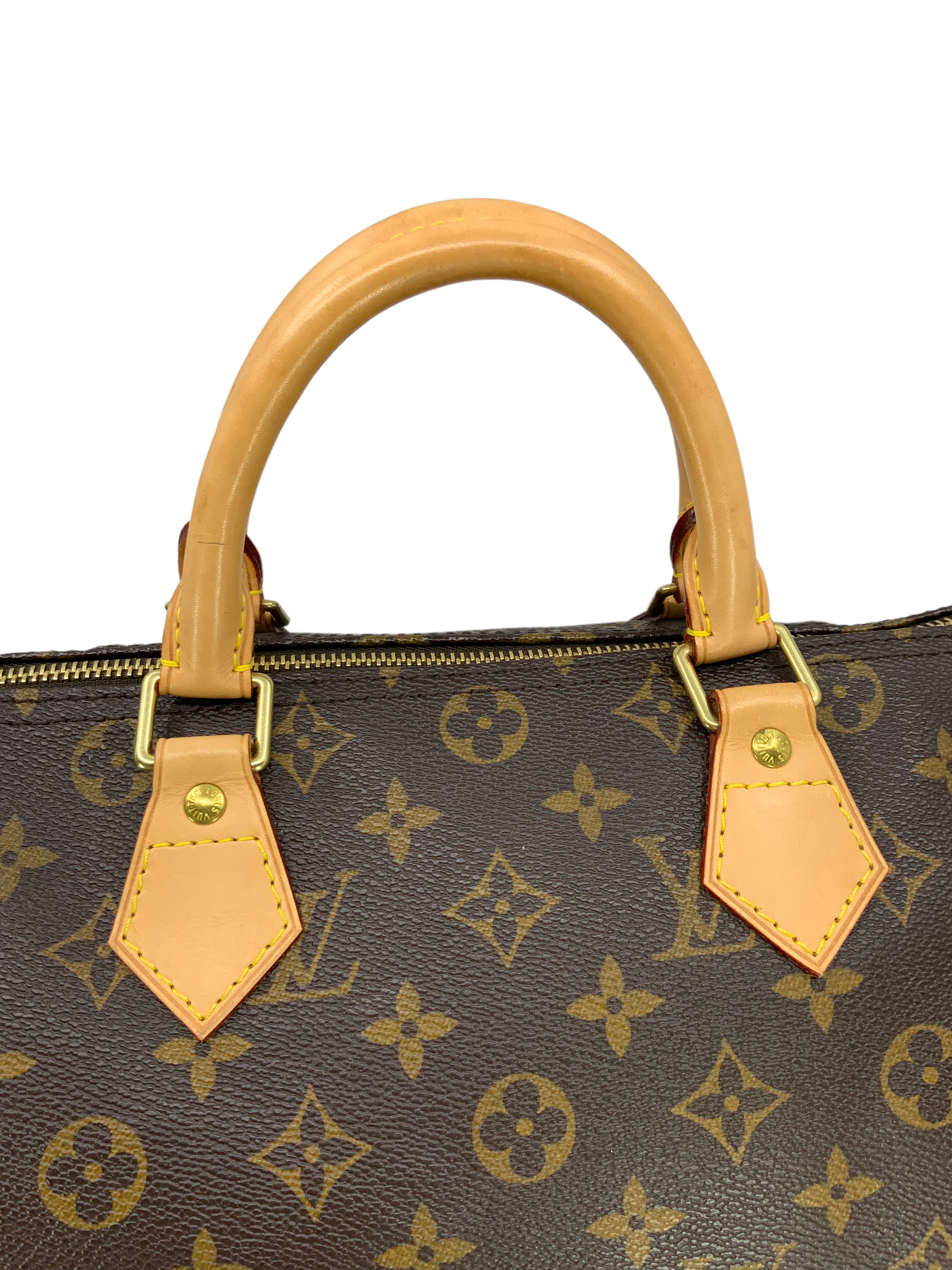 Authentic Louis Vuitton Monogram Speedy 30 Handbag - Luxury Canvas Shoulder Bag for Women - Perfect for Work, Travel & Everyday Use