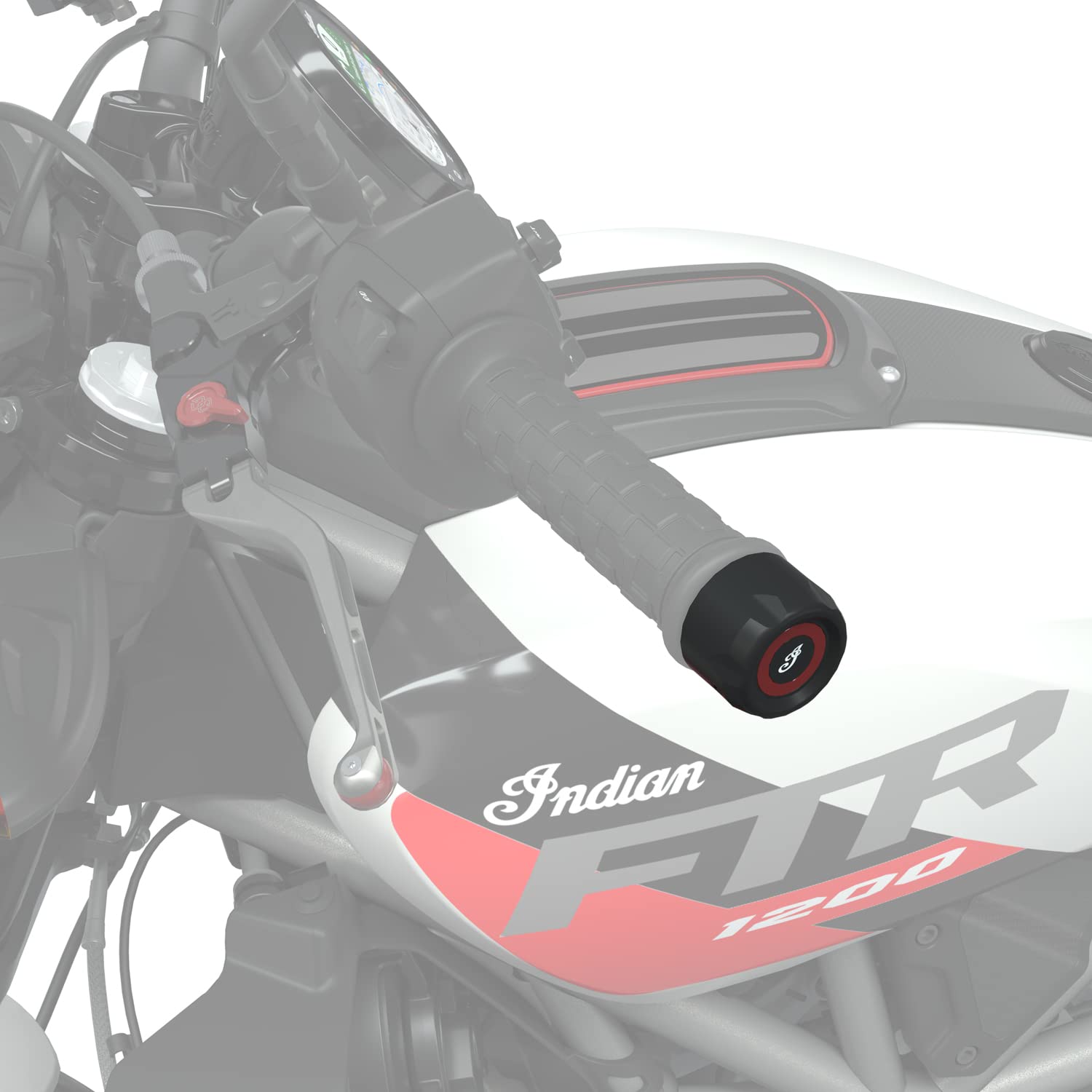 Gilles Tooling Billet Bar End Weights for Indian Motorcycle - Premium CNC Machined Handlebar Accessories for Cruiser & Touring Bikes - Perfect for Highway Riding & Custom Builds