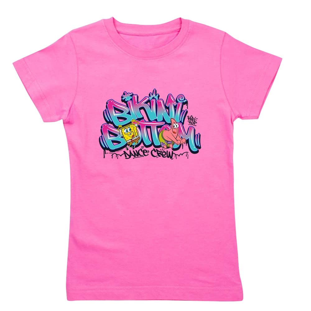 Spongebob Squarepants Bikini Girls Slim Fit T-Shirt for Women - Funny Cartoon Graphic Tee - Perfect for Casual Wear, Cosplay & Beach Outfits
