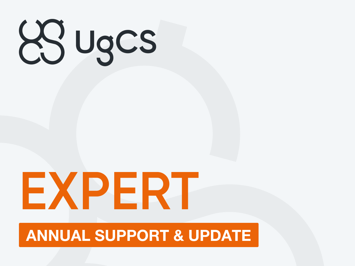 UgCS EXPERT Annual Support & Updates - Professional Drone Software Maintenance & Upgrades for Commercial UAV Operations