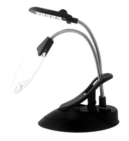 Westward 11W401 2x Aspheric Illuminated Stand Magnifier - Perfect for Reading, Crafts & Detailed Work