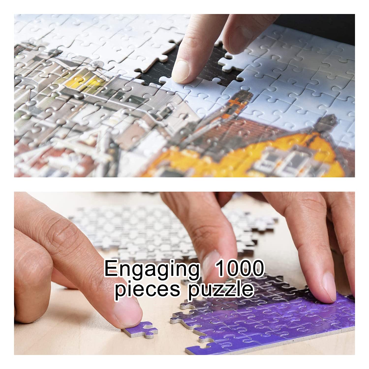 1000 Piece Jigsaw Puzzle - Black World Map with Continents & Islands for Adults & Kids | Educational, Fun & Challenging Game for Family Bonding, Classroom Learning & Stress Relief