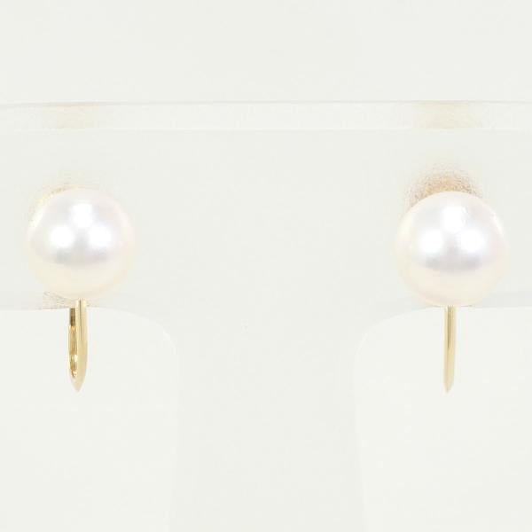 18K Yellow Gold Pearl Earrings for Women - Elegant & Timeless Pearl Jewelry - Perfect for Weddings, Parties & Special Occasions