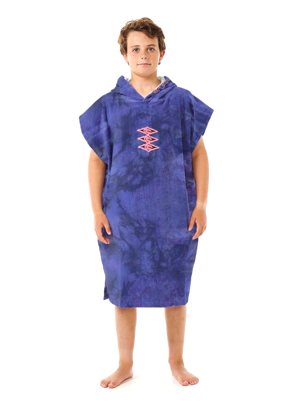 Rip Curl Boys Tie Dye Hooded Towel - Soft & Absorbent Beach Towel for Kids - Perfect for Swimming, Surfing & Poolside Fun