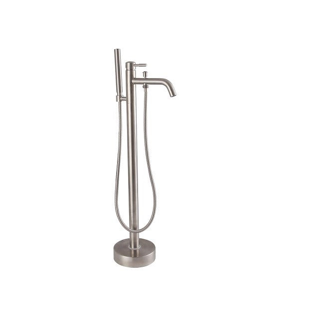 Freestanding Round Bathtub Filler - 5049 Model | Modern Bathroom Faucet for Spa-Like Relaxation at Home