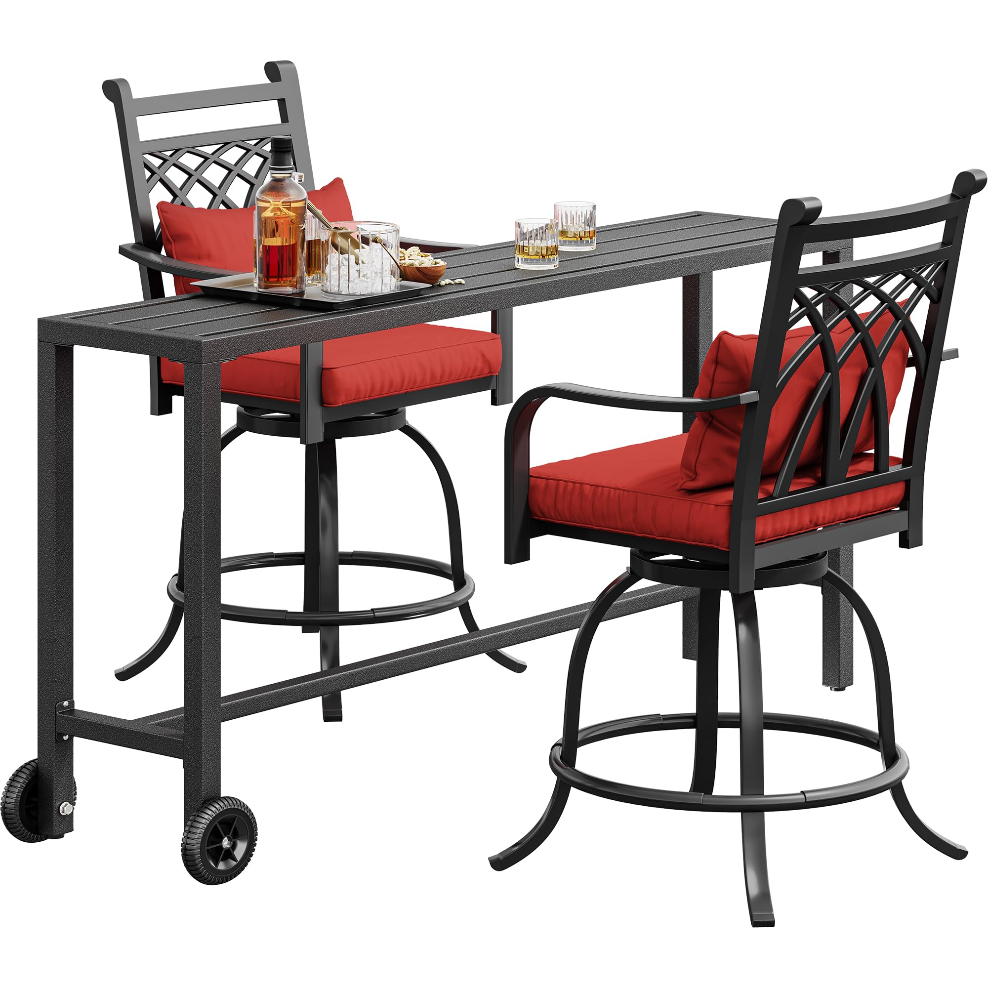 YITAHOME 3-Piece Outdoor Bar Set - 55