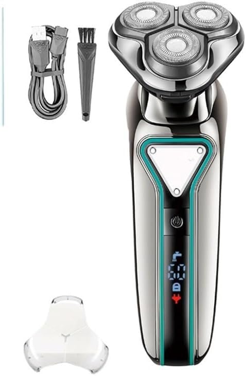 Best Electric Shavers for Men - Wet & Dry Waterproof Rechargeable Razor with LCD Display - Perfect for Travel, Home & Office Use