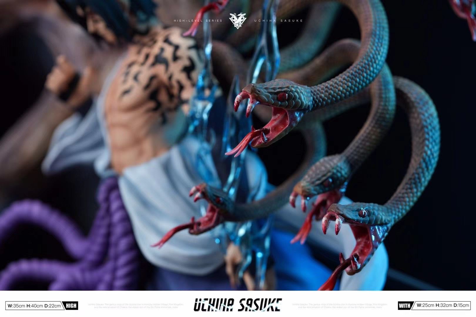 OKR Studio Sasuke Uchiha Naruto Anime Figure - Premium Collectible Action Figure for Anime Fans, Home Decor, and Gift Giving