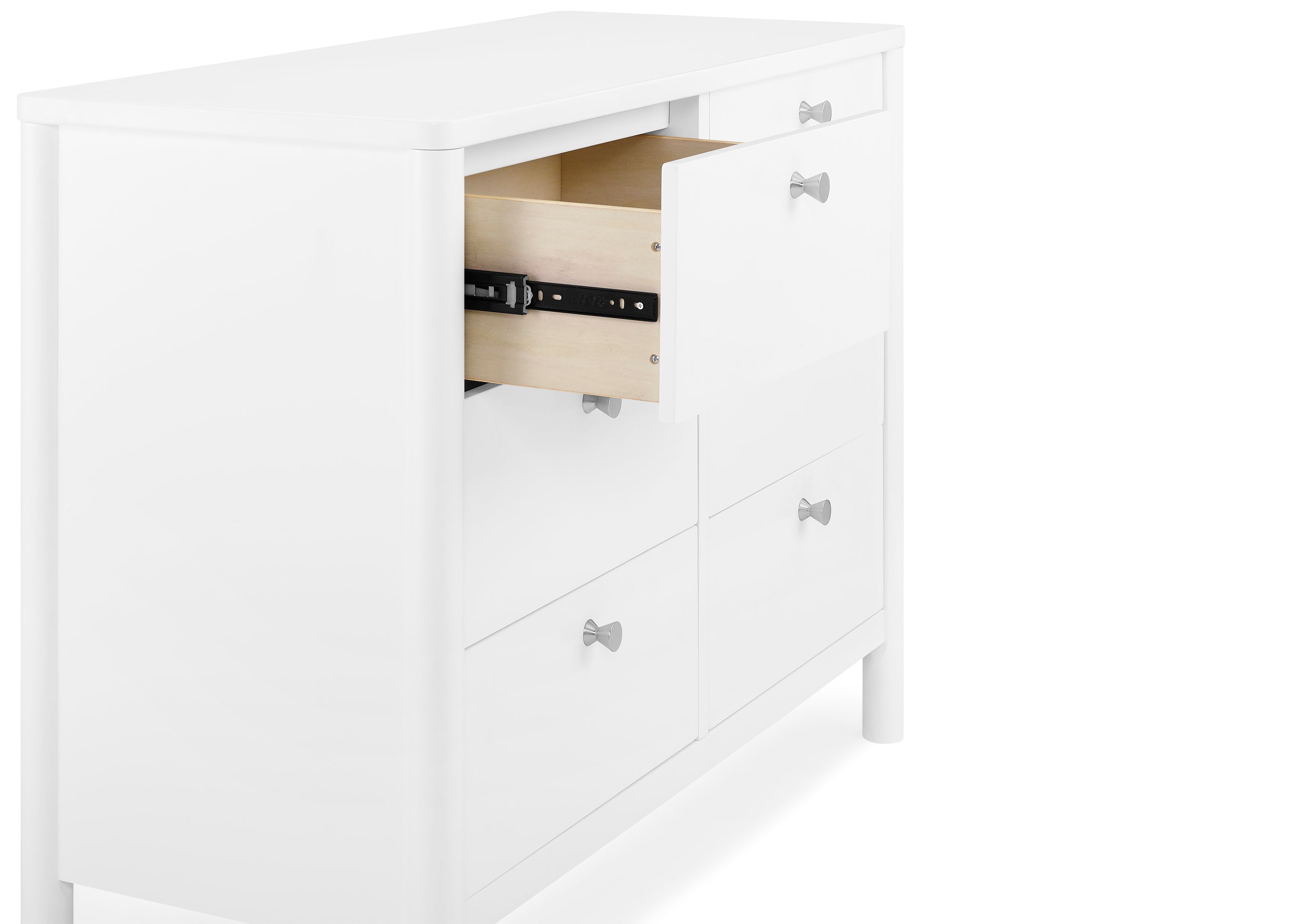Brooks 6 Drawer Dresser with Interlocking Drawers - Sturdy Wooden Bedroom Furniture for Clothes Storage | Perfect for Master Bedroom, Guest Room & Nursery Organization