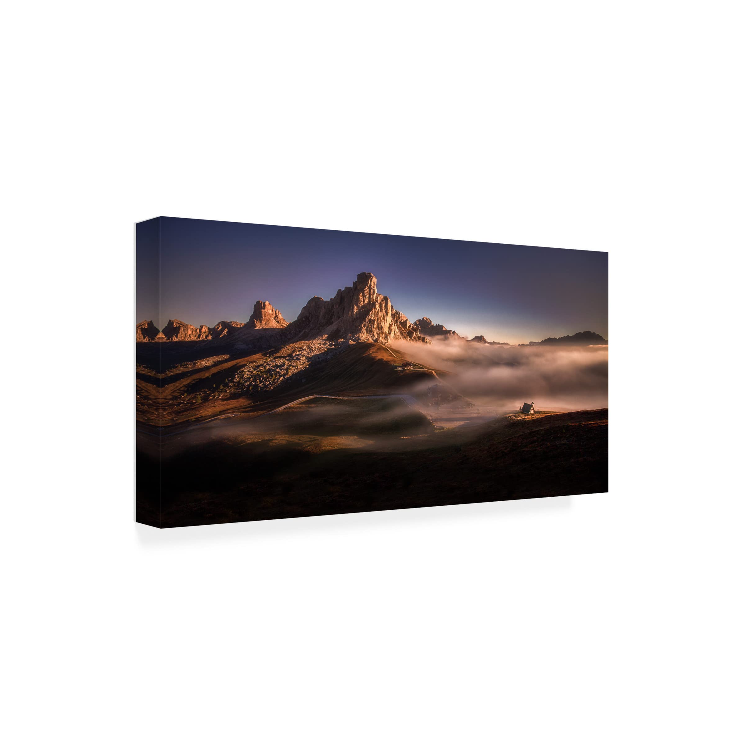 Trademark Fine Art 'Spillover' Canvas Wall Art by Peter Svoboda - Modern Abstract Painting for Living Room, Bedroom & Office Decor
