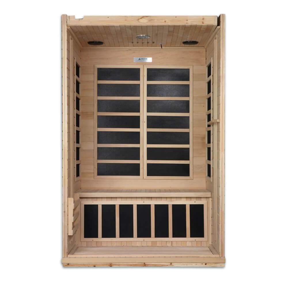 Dynamic Venice 2-Person Low EMF Far Infrared Sauna DYN-6210-01 for Home Relaxation & Detox Therapy