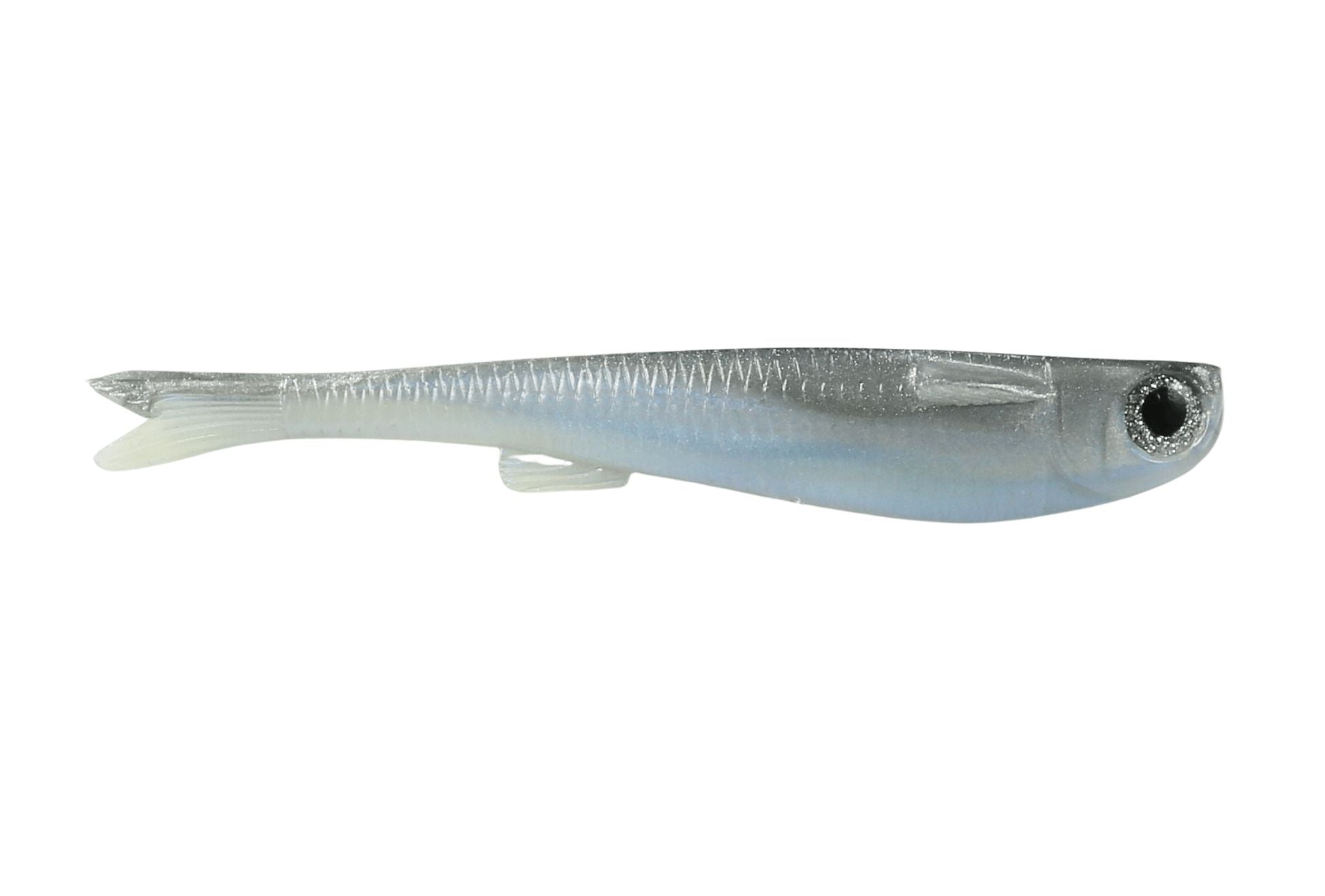 NLBN No Live Bait Needed 5 Lil Mullets Fishing Lures - Saltwater & Freshwater Artificial Baits for Bass, Trout, and Redfish - Perfect for Kayak, Shore, and Boat Fishing