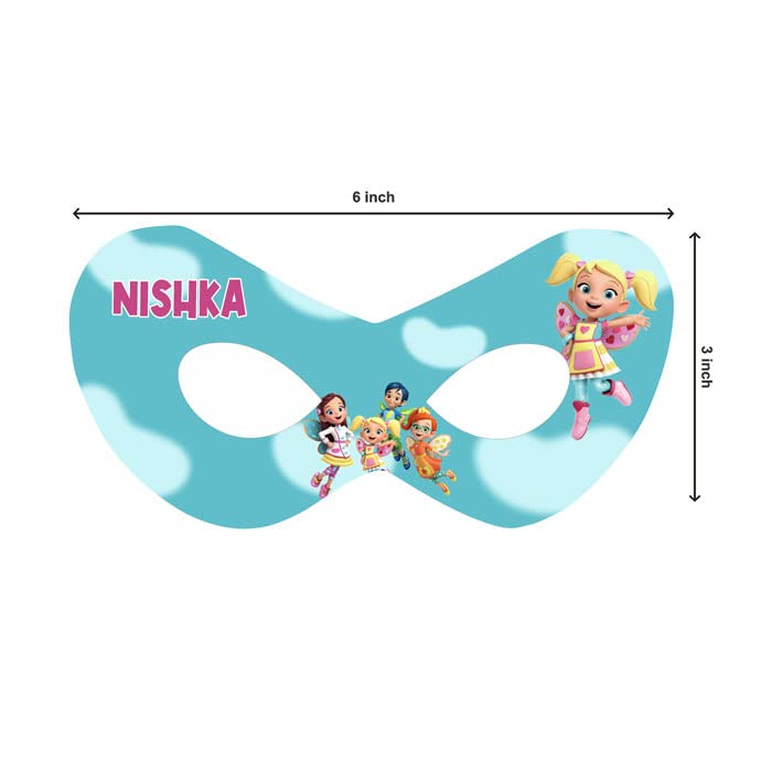 Butterbeans Cafe Themed Birthday Sleep Mask with Custom Baby Name - Perfect for Butterbeans Cafe Party Decorations, Kids' Birthday Favors, and Themed Sleepovers