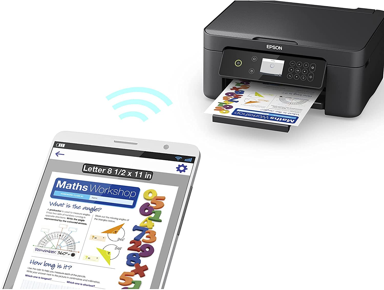 Epson Expression Home XP-4105 Wireless All-in-One Printer for Home Office | Compact Design with Scanning, Copying & Printing | Perfect for Remote Work & School Projects