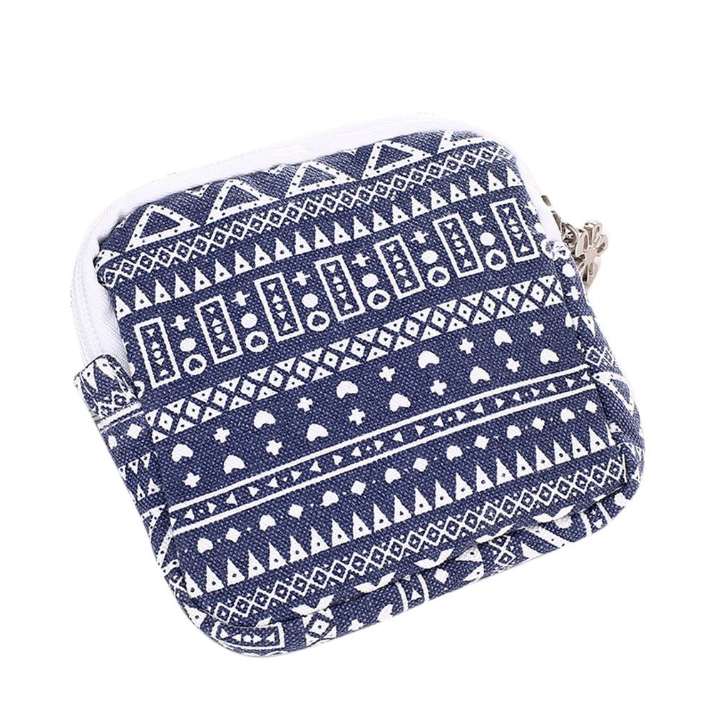 Cute Sanitary Pad Organizer for Women - Portable Napkin Holder & Towel Pouch - Discreet Hygiene Convenience Bag for Travel, School, and Work
