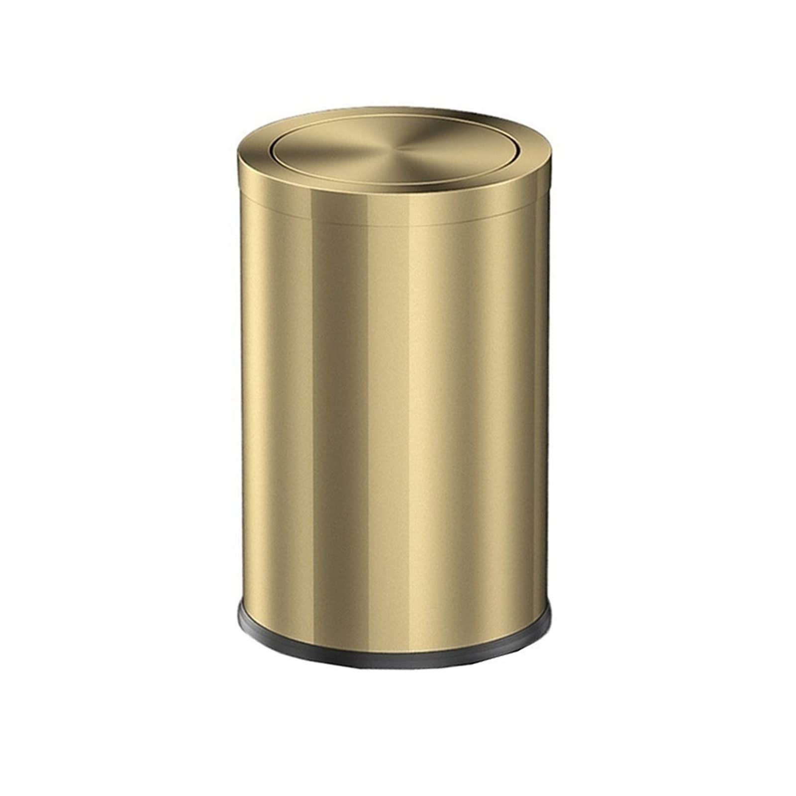 TOMYEUS 9L/15L Stainless Steel Compost Bin with Shake Lid - Luxury Kitchen Trash Can for Home, Living Room, Bedroom - Eco-Friendly Waste Bin for Organic Recycling & Food Scraps (9L Size) - Perfect for Composting, Small Spaces & Modern Kitchens