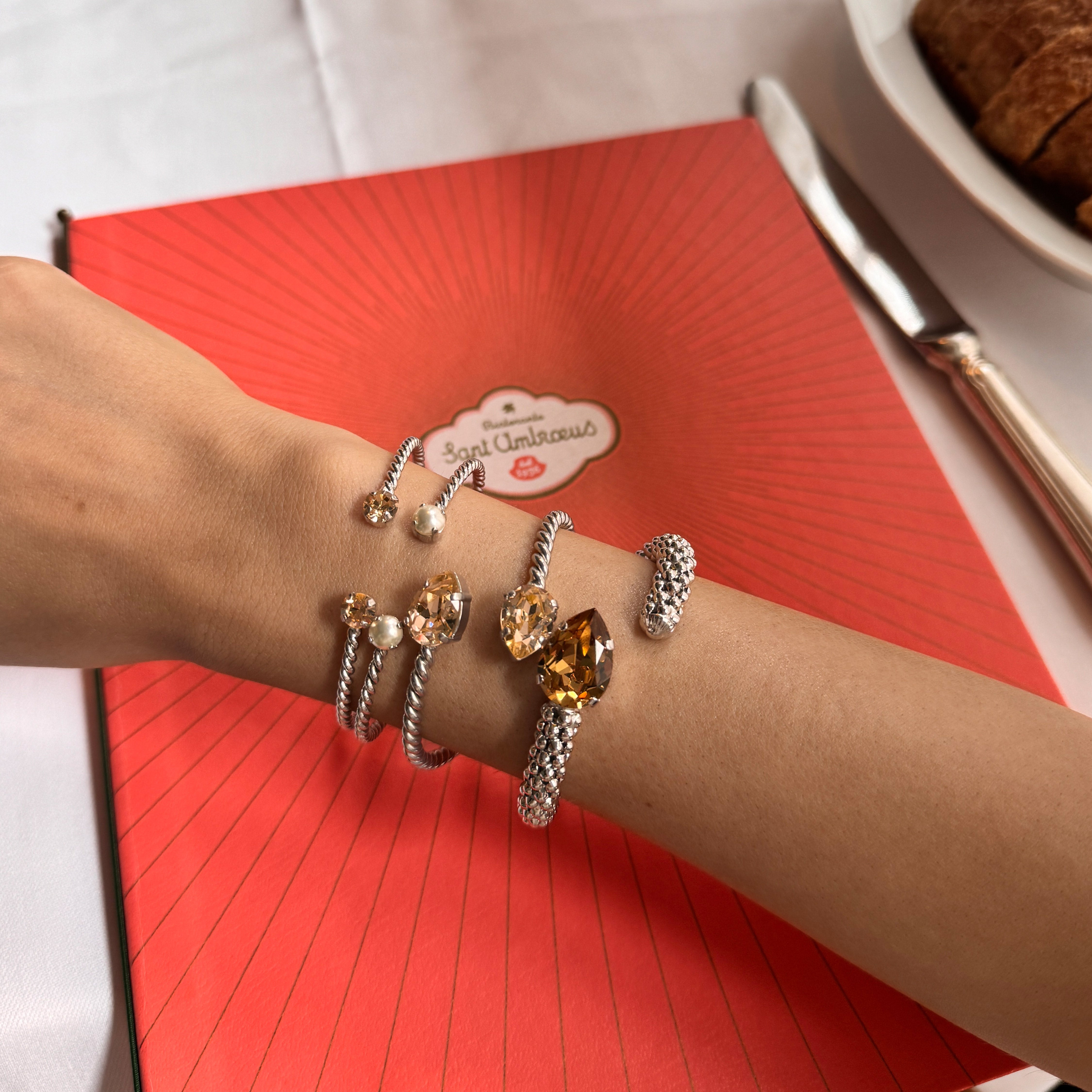 Classic Rope Bracelet with Light Colorado Topaz - Elegant Bohemian Jewelry for Women | Perfect for Casual Wear, Beach Outfits & Festival Accessories