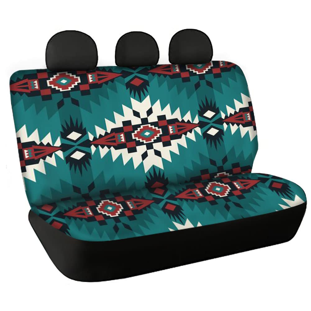 Aztec Car Seat Cover Set - 11-Piece Universal Non-Slip Cushion for Safe Driving