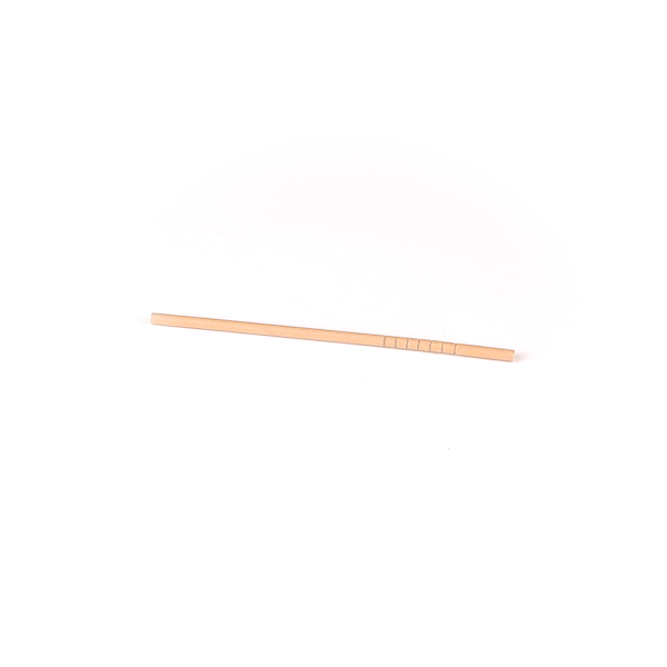 Eco-Friendly Biodegradable Kraft Paper Straws - 6mm x 7 3/4