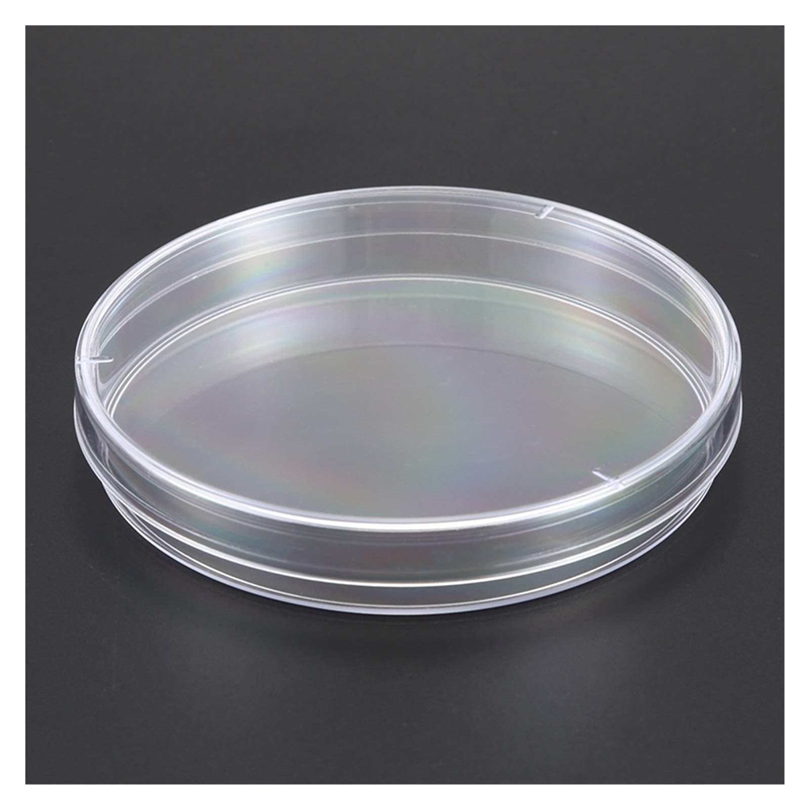 Youmine 20 Pack 100mm x 15mm Sterile Plastic Petri Dishes with Lids - Lab-Grade for Science Experiments, Microbiology, Cell Culture & Classroom Use