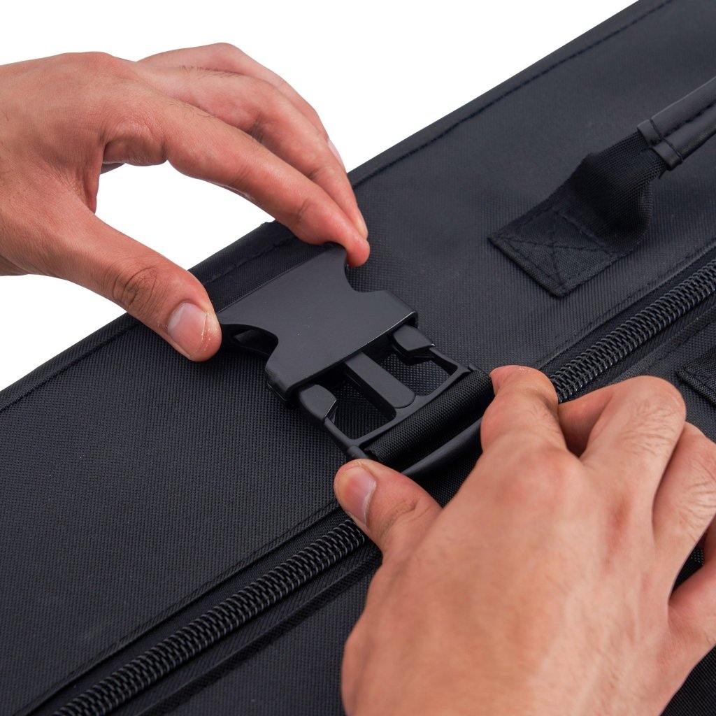 Universal Portable Massage Table Carry Case with 5 Pockets - Fits All Brands & Sizes - Oversized Carrying Bag for Foldable Massage Bed & Folding Table (Black) - Perfect for Therapists, Spas & Home Use