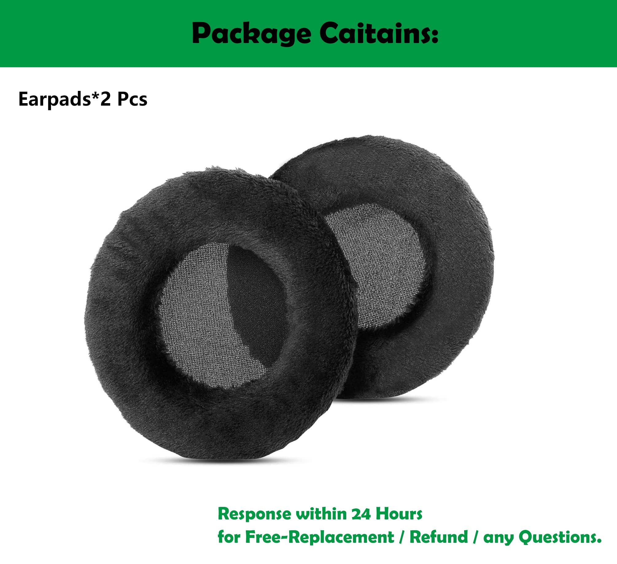 Premium Breathable Memory Foam Headphone Ear Pads Replacement - Compatible with Sennheiser HD-205/HD205 Headphones - Soft Cushions for Gaming, Music & Office Use