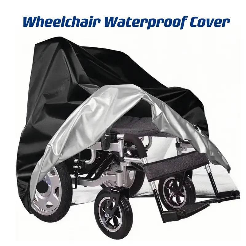 Premium Heavy Duty Waterproof Electric Wheelchair Cover - All-Weather Protection for Indoor & Outdoor Use - Ideal for Rain, Snow, and Daily Commuting