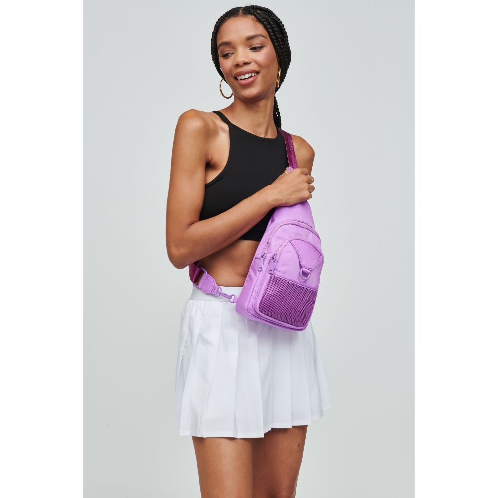 Walker Nylon Sling Backpack - Lightweight Adjustable Crossbody Bag for Men & Women - Perfect for Hiking, Travel, Gym & Everyday Use