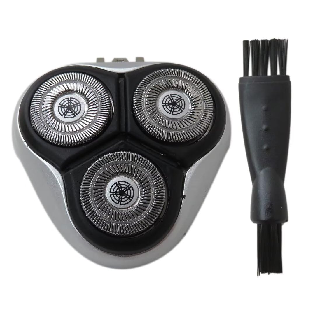 2025 Replacement Razor Heads for SW-S7105/SWSBK7105 - Waterproof Electric Shaver Replacement Parts - Wet & Dry Use - Includes Cleaning Brush - Perfect for Travel & Daily Shaving