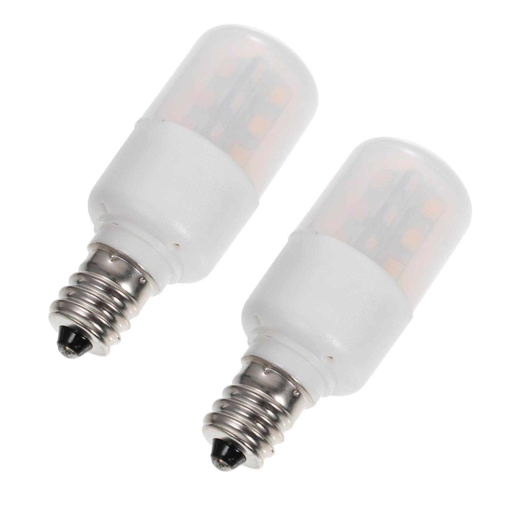 2-Pack E12 LED Refrigerator Light Bulbs - T22 Aluminum Base, Microwave & Freezer Compatible - Energy Efficient Appliance Replacement Bulbs for Kitchen, Pantry & Home Appliances