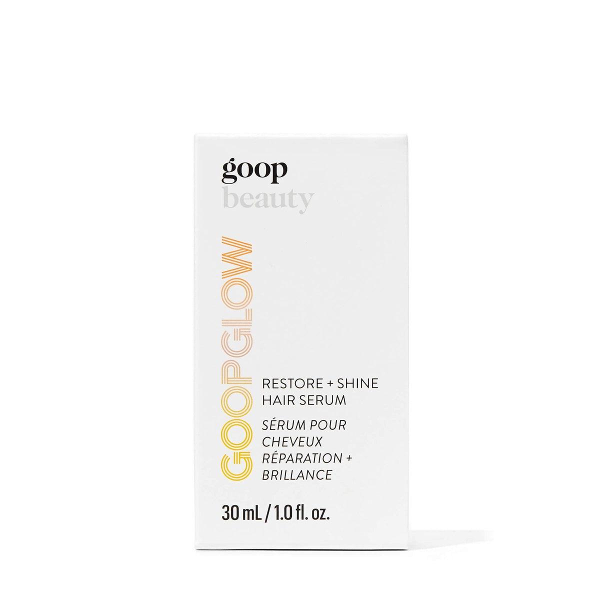 GOOPGLOW Restore & Shine Hair Serum - Repairing Treatment for Damaged Hair with Argan Oil & Keratin - Perfect for Dry, Frizzy Hair & Split Ends - Use Daily for Smooth, Shiny Locks at Home or Salon