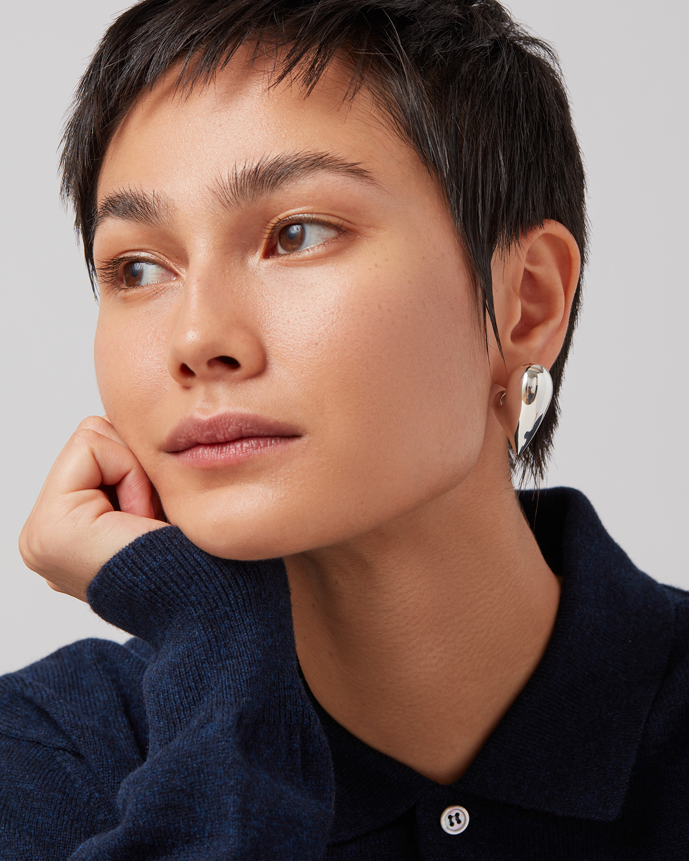 Art Heart Puff Earrings - Soft & Lightweight Women's Fashion Accessories for Valentine's Day, Date Night & Party Wear