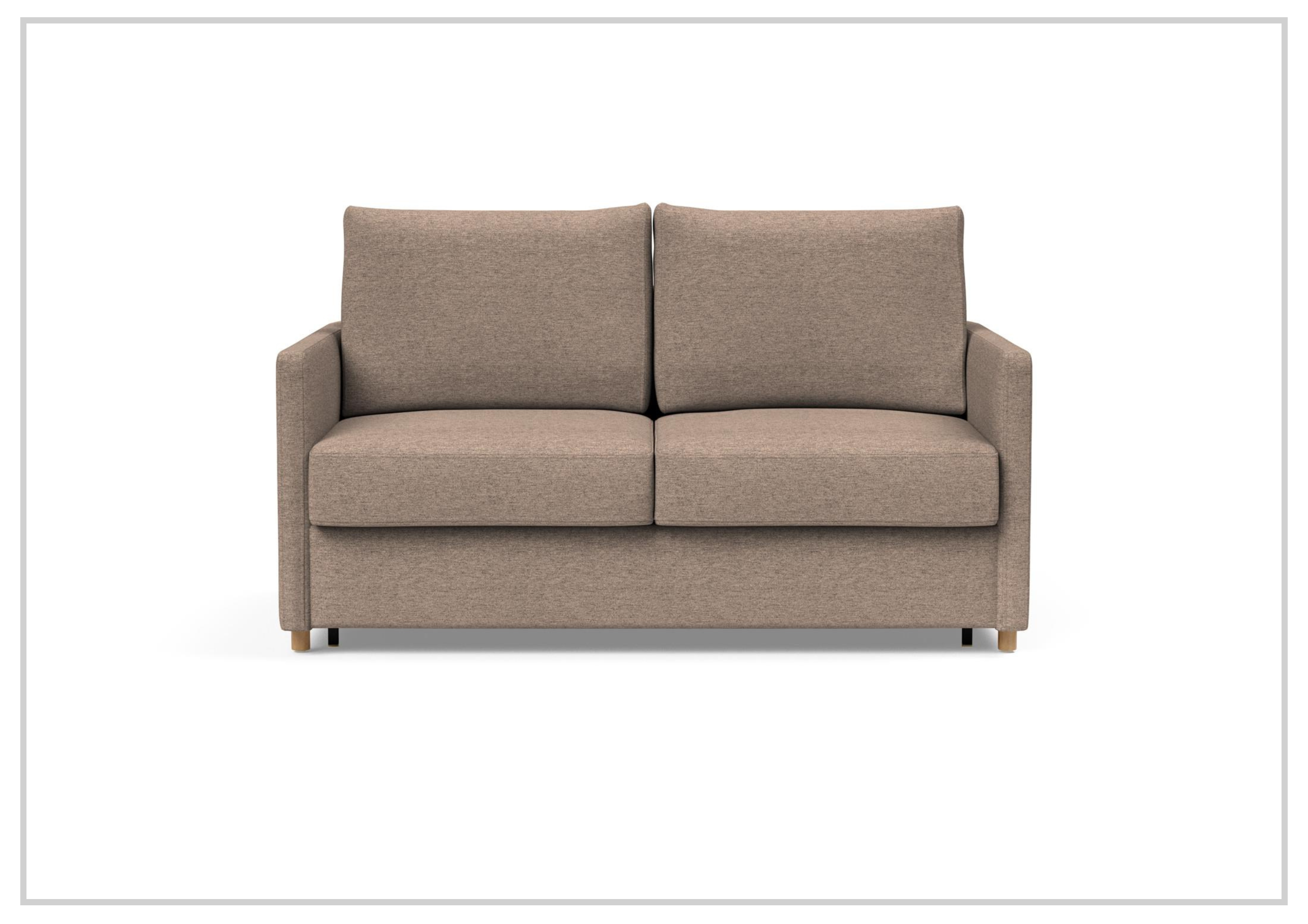 Innovation Living Neah Fabric 2-Seater Full-Size Sleeper Sofa Bed - Convertible Couch for Small Spaces, Guest Room & Apartment Living