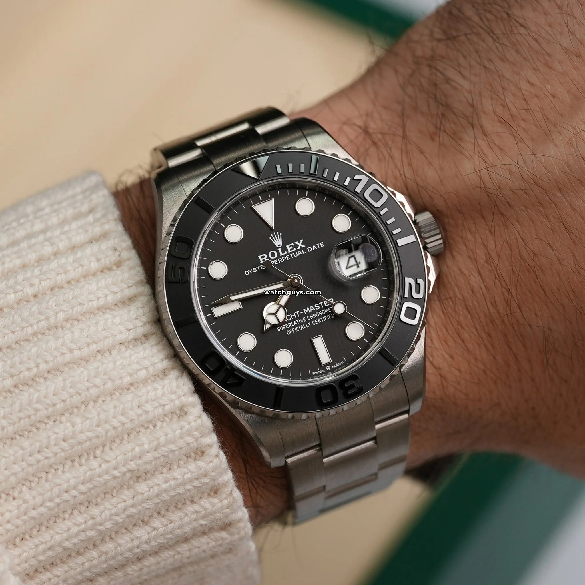 Rolex Yacht Master 226627 RLX Titanium Watch for Men - Luxury Waterproof Diving Timepiece - Perfect for Sailing, Yachting & Professional Diving
