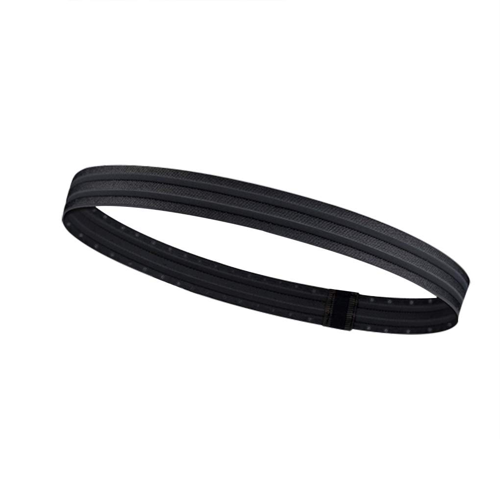 Non-Slip Elastic Sports Headband for Women & Men - Soft Slim Absorbent Sweatband with Silicone Grip - Workout, Fitness, Running, Yoga, Tennis, Basketball, Gym & Dance Accessories - Stay Secure During Intense Exercise & Active Lifestyles