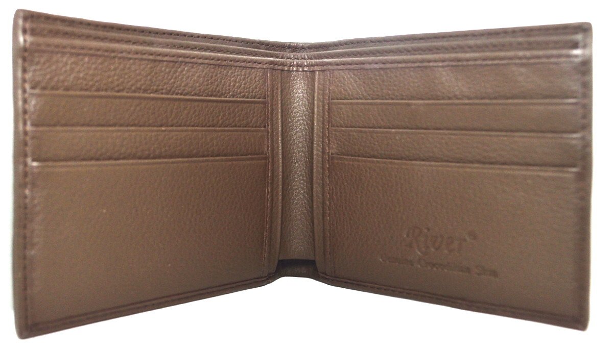 Luxury Men's Bifold Crocodile Leather Wallet - Genuine Brown Alligator Skin RFID Blocking - Perfect for Business & Everyday Carry (Gift for Him)