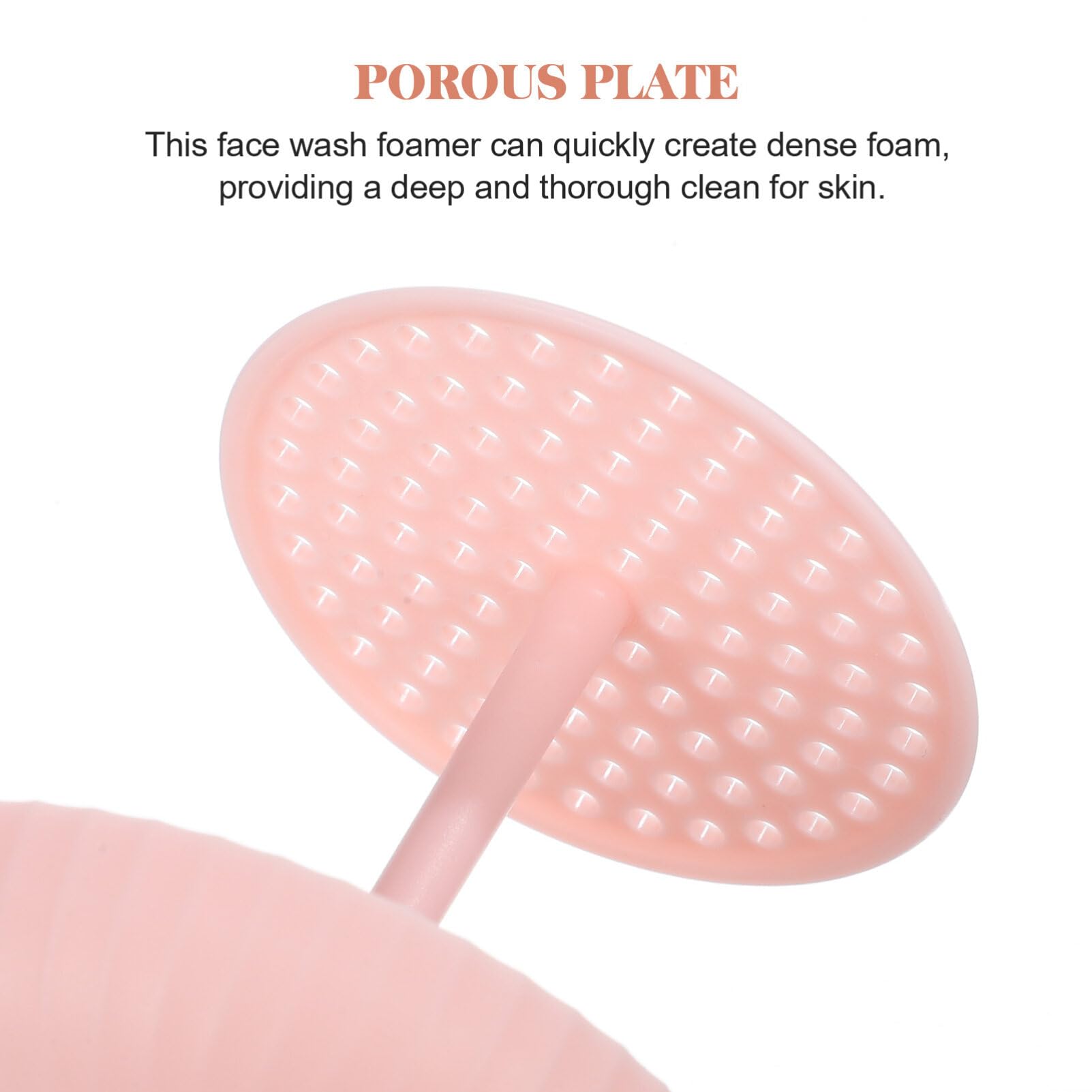 DOITOOL 2 Pack Facial Foam Maker - Skin Care Foam Pump for Cleansing, Marshmallow Whip Maker, Travel-Friendly Bubble Foamer for Face Wash (Pink & White) - Perfect for Home, Travel & Daily Skincare Routine
